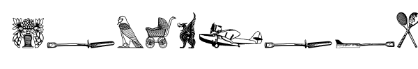 Cornucopia od Dingbats Six font preview